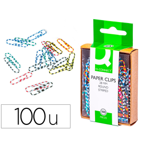 Clips colores rayados...