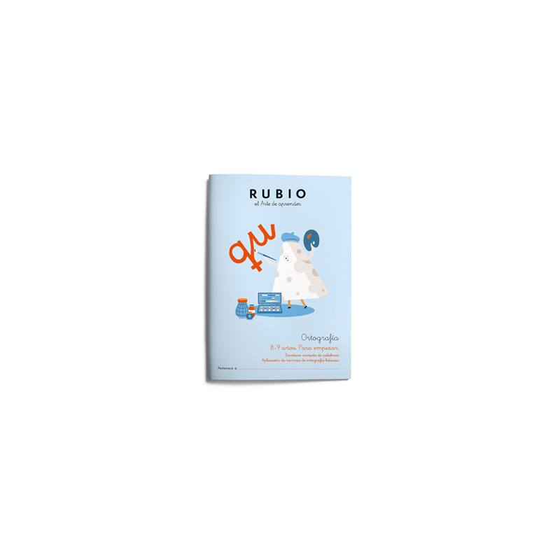 Cuaderno rubio ortografia 8-9 años para empezar