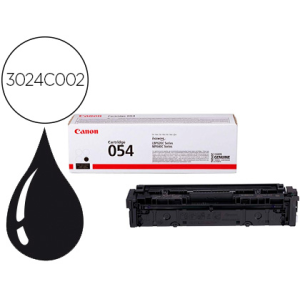 Toner canon 054 lbp622 / mf641 / i-sensys lbp621 / 623 / 641 / 643 / 645 / 622 negro 1500 paginas