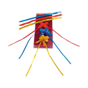 Cinta para hacer lazos rojo...