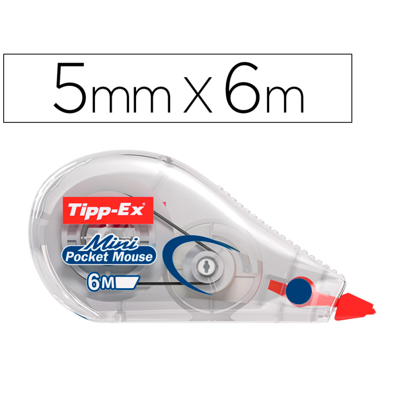 Corrector tipp-ex cinta mini mouse 5 mm x 6 mt