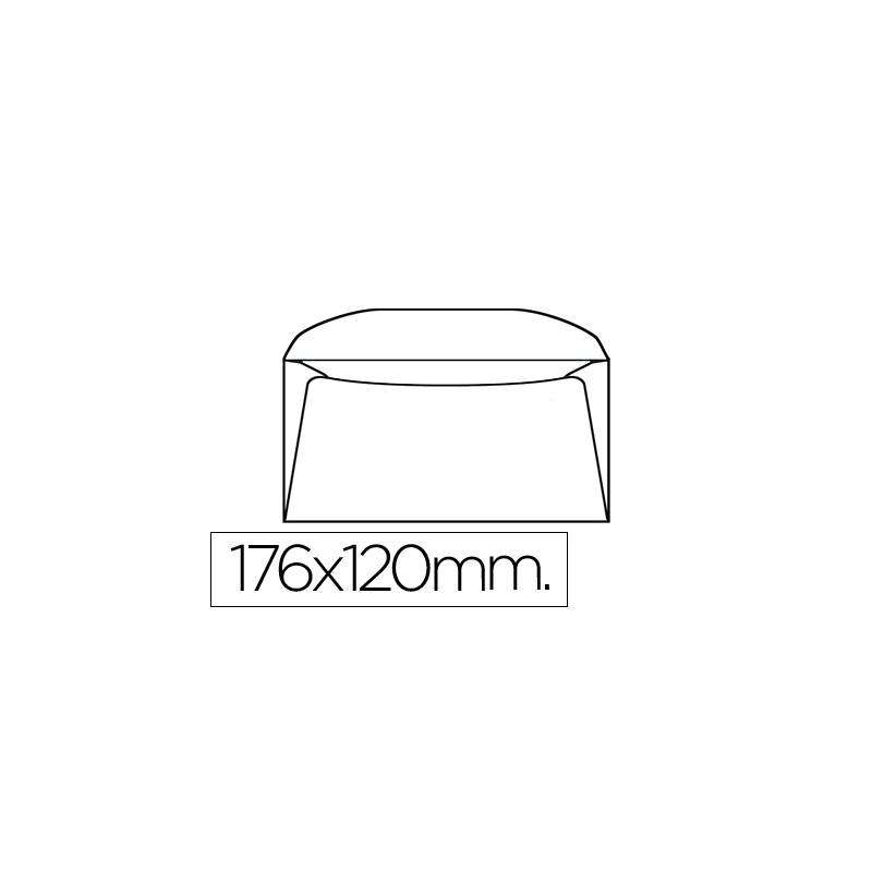 Sobre liderpapel b6 120 x 176 mm -bolsa de 10