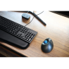 Raton kensington optico trackball tb450 pro fit ergo 1600 dpi inalambrico color negro/azul