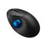 Raton kensington optico trackball tb450 pro fit ergo 1600 dpi inalambrico color negro/azul