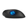 Raton kensington optico trackball tb450 pro fit ergo 1600 dpi inalambrico color negro/azul