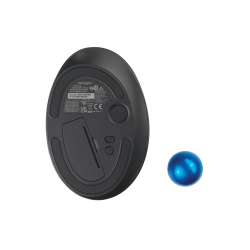 Raton kensington optico trackball tb450 pro fit ergo 1600 dpi inalambrico color negro/azul