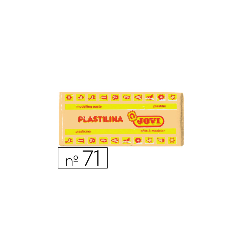 Plastilina jovi 71 carne unidad tamaño mediano