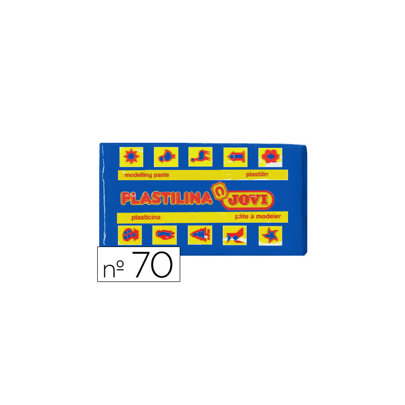 Plastilina jovi 70 azul oscuro unidad tamaño pequeño