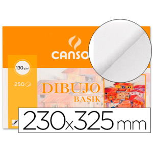 Papel dibujo basik 23x32.5...