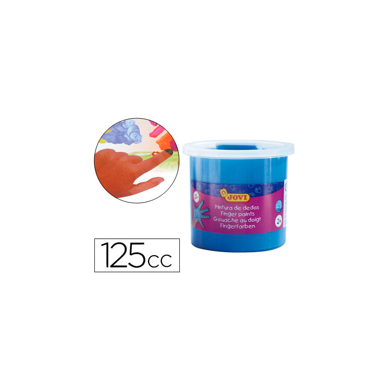 Pintura a dedos jovi 125 cc azul