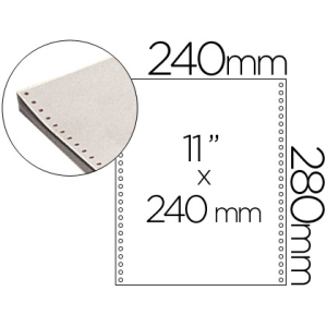 Papel continuo 240x11...