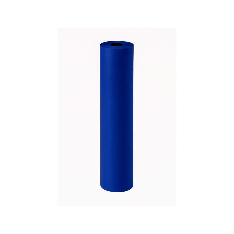 Papel de regalo kraft liderpapel bobina ancho 62 cm peso 7 kg gramaje 60 gr azul cobalto
