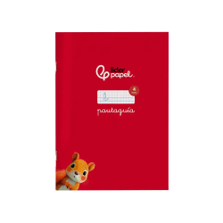 Libreta liderpapel pautaguia tapa cartoncillo 32h a5+ 75gr cuadriculado pautado 4mm con margen 6 colores surtidos