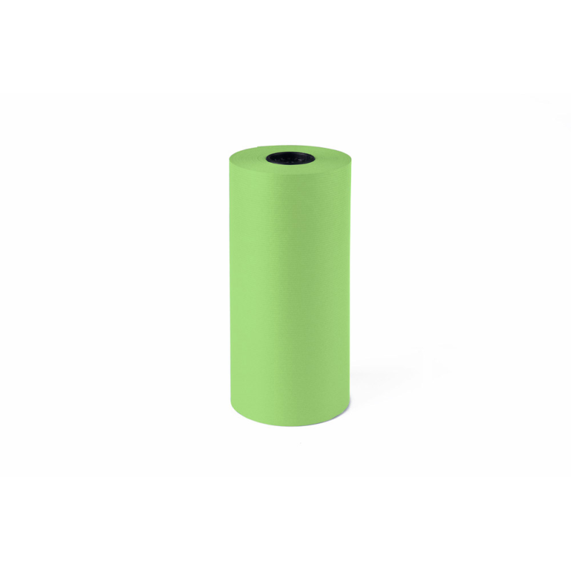 Papel de regalo kraft liderpapel bobina ancho 31 cm peso 3,5 kg gramaje 60 gr verde pistacho