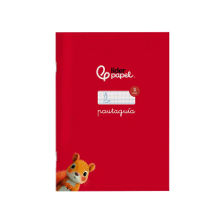 Libreta liderpapel pautaguia tapa cartoncillo 32h din a5+ 75gr cuadriculado pautado 5mm con margen 6 colores surtidos