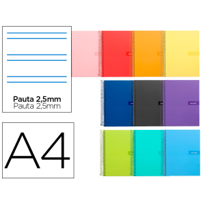 Cuaderno espiral liderpapel...