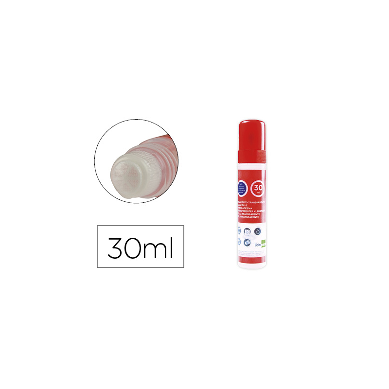 Pegamento liderpapel transparente para papel 30 ml
