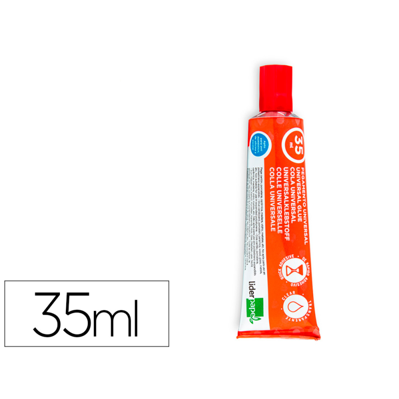 Pegamento liderpapel universal transparente 35 ml