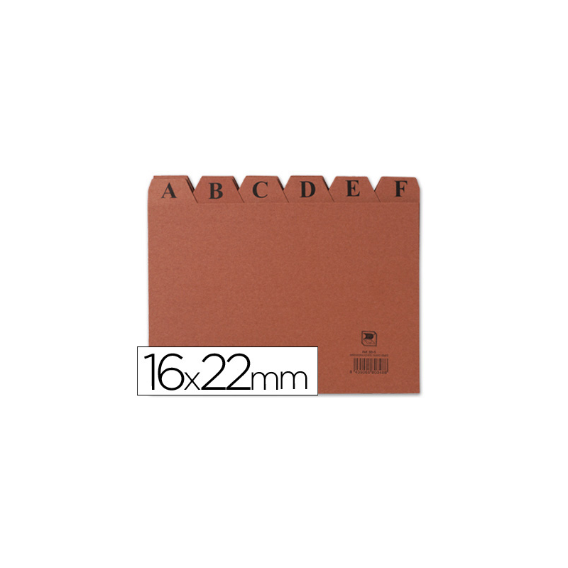 Indice fichero carton nº5 160x220 mm