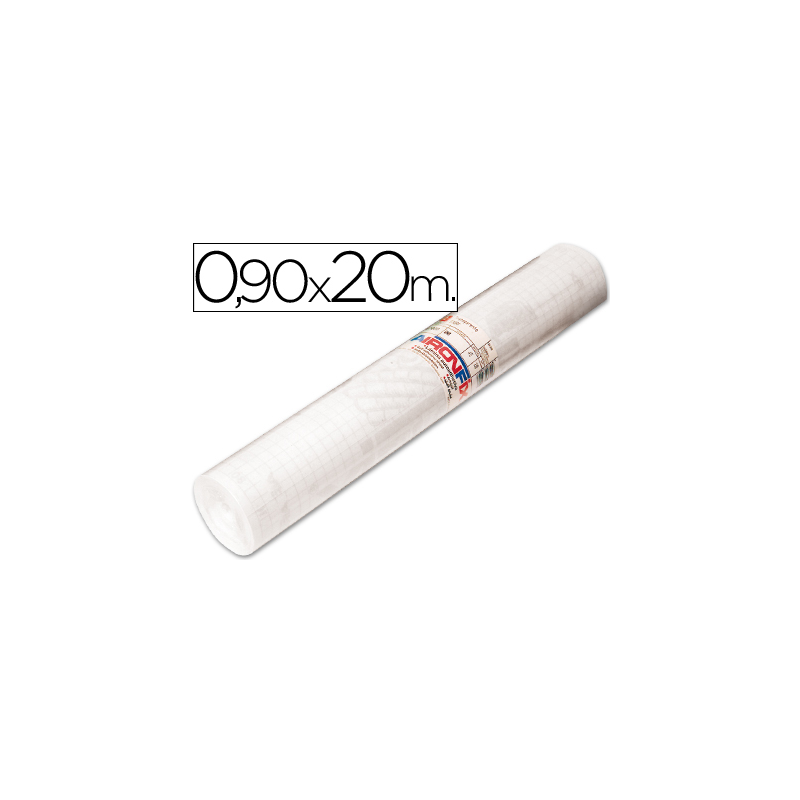 Rollo adhesivo aironfix unicolor transparente 67001 rollo de 90 cm x 20 mt