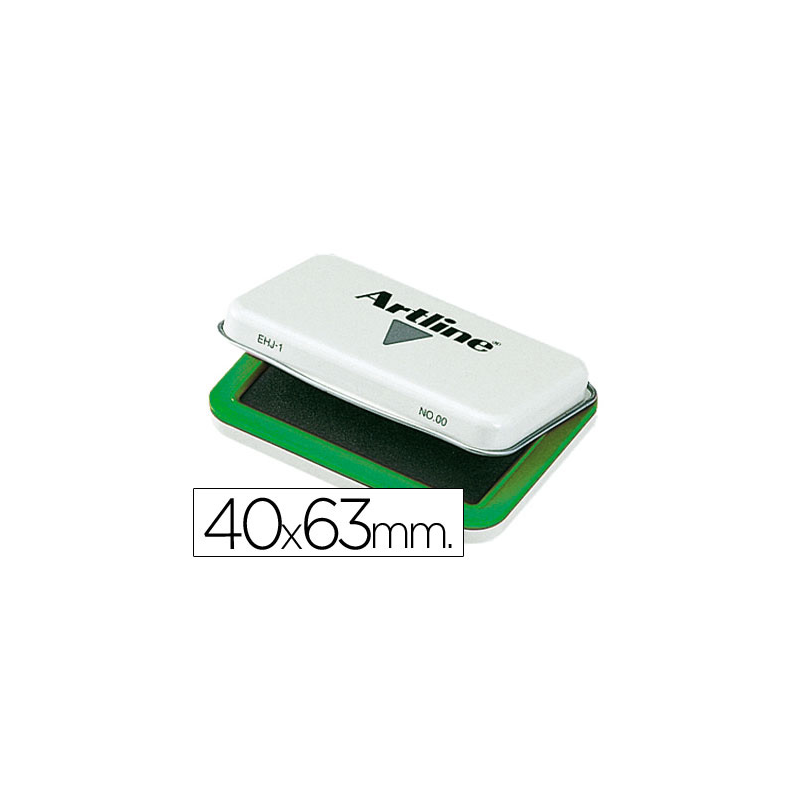 Tampon artline nº00 verde 40x63 mm