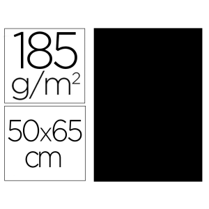 Cartulina guarro negra...