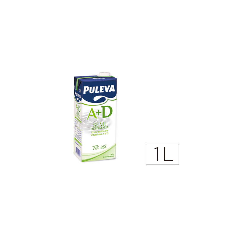 Leche puleva semidesnatada brik de 1 litro
