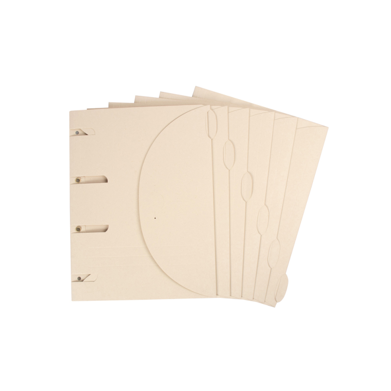 Carpeta para archivador djois smartfolder tree-free din a4 tres solapas y cierre de velcro 225 gr pack 10 uds