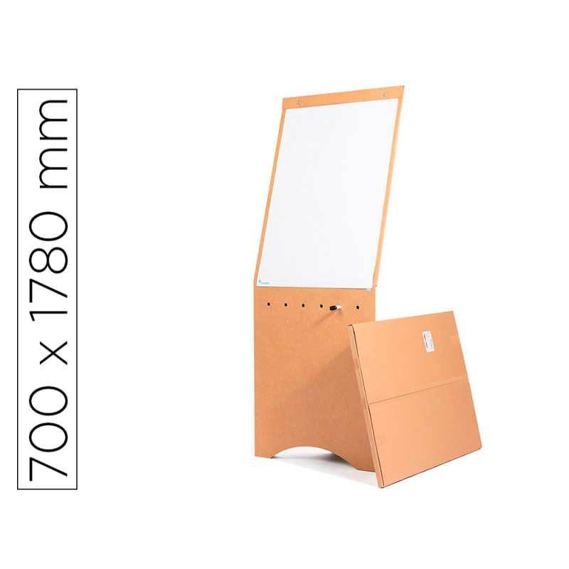 Pizarra de conferencias rocada carton reciclado 100% reciclable 700x1780 mm