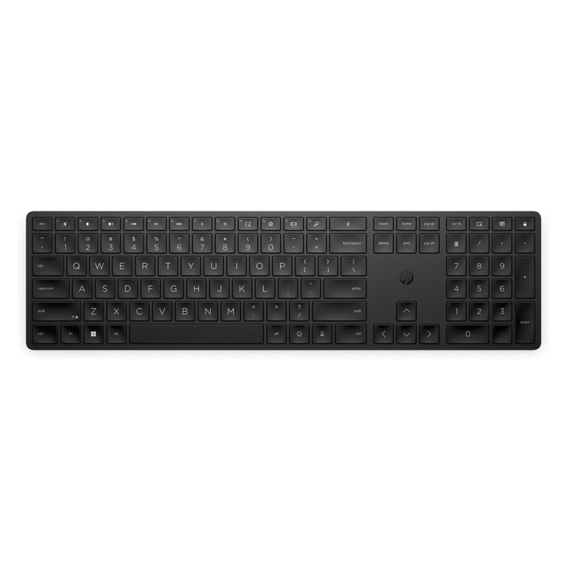 Teclado hp 455 programable inalambrico iluminacion rgb color negro