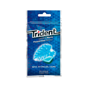 Chicle trident grageas...