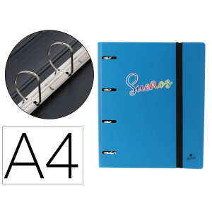 Carpeta 4 anillas 40 mm...