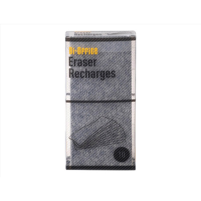 Recambio borrador pizarra bi-office para ref. aa0720 pack de 10 unidades
