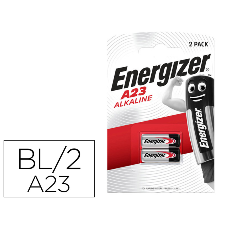 Pila energizer alcalina especialidad a23 blister de 2 unidades