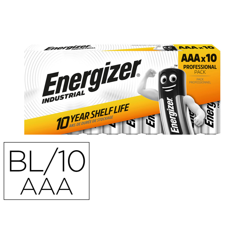 Pila energizer litio industrial aaa blister de 10 unidades