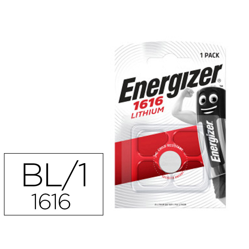 Pila energizer litio boton 1616 blister de 1 unidad