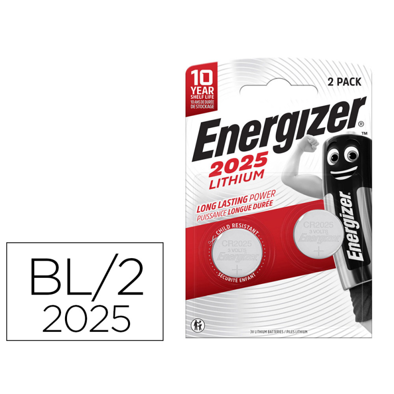 Pila energizer litio boton 2025 blister de 2 unidades