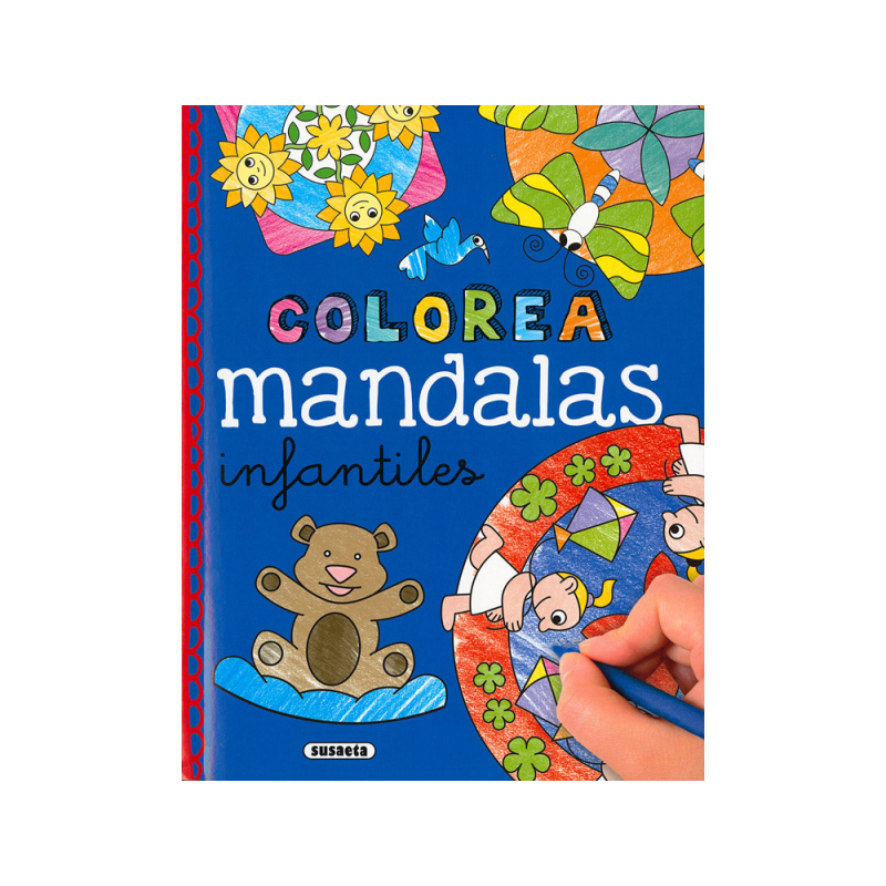 Cuaderno de colorear susaeta mandalas infantiles 96 paginas 21,4x27,8 cm