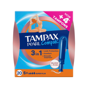 Tampon tampax pearl compak...