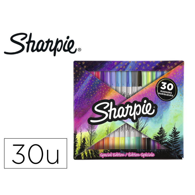 Rotulador sharpie fine blister 30 uds. fold + 20 uds.fine + 10 uds. ultrafine