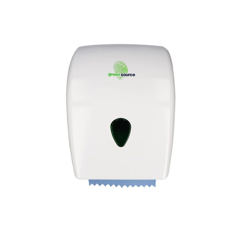 Dispensador bunzl greensource para toallas secamanos mandril 25 mm con autocorte