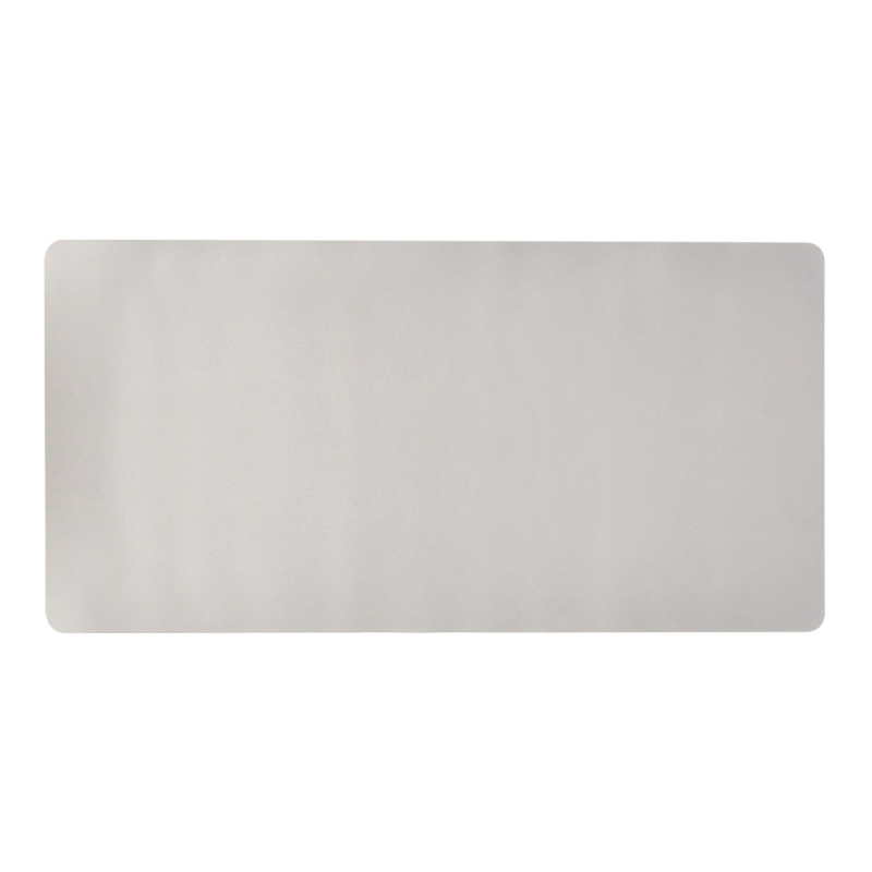 Alfombrilla para raton q-connect xxl similcuero gris base antideslizante 800x400x2 mm