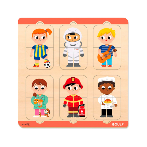 Puzle goula profesiones 12...