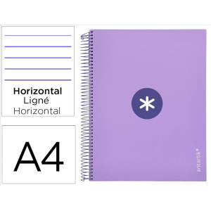 Cuaderno espiral a4 micro...