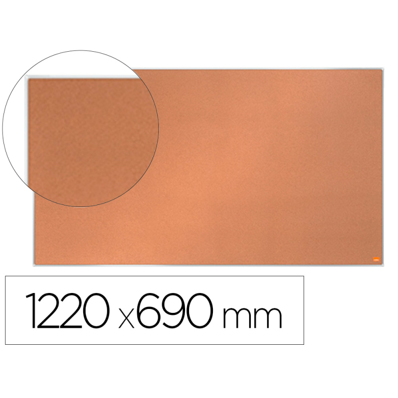 Tablero de anuncios nobo impression pro corcho formato panoramico 55/' 1220x690 mm