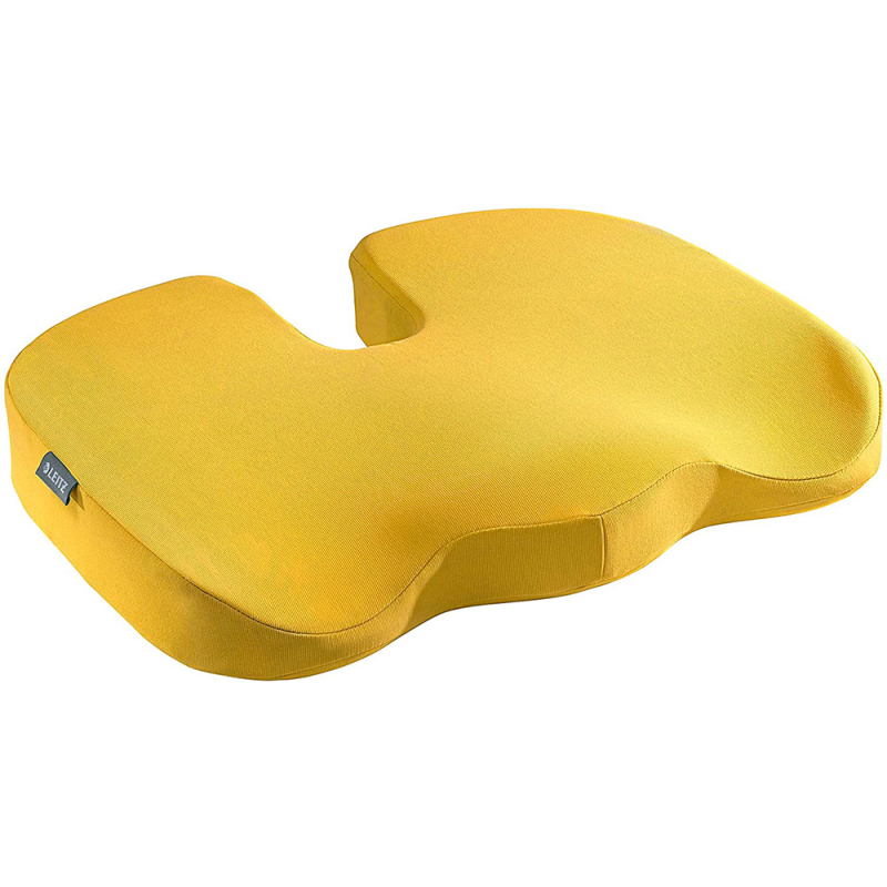 Cojin de asiento leitz active ergo cosy color amarillo 355x75x455 mm