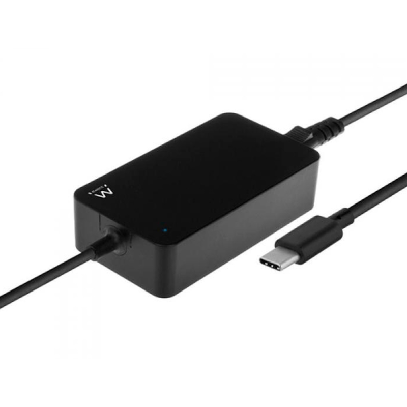 Cargador ewent para portatil usb type-c 100-240v 45w