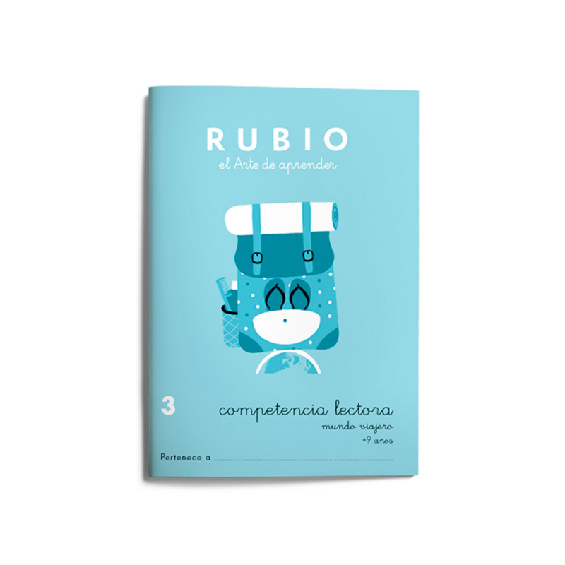 Cuaderno rubio competencia lectora 3 mundo viajero