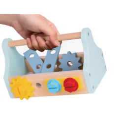 Juego infantil imaginovo madera maletin de herramientas +3 años 18 piezas 21,4x13,2x11cm