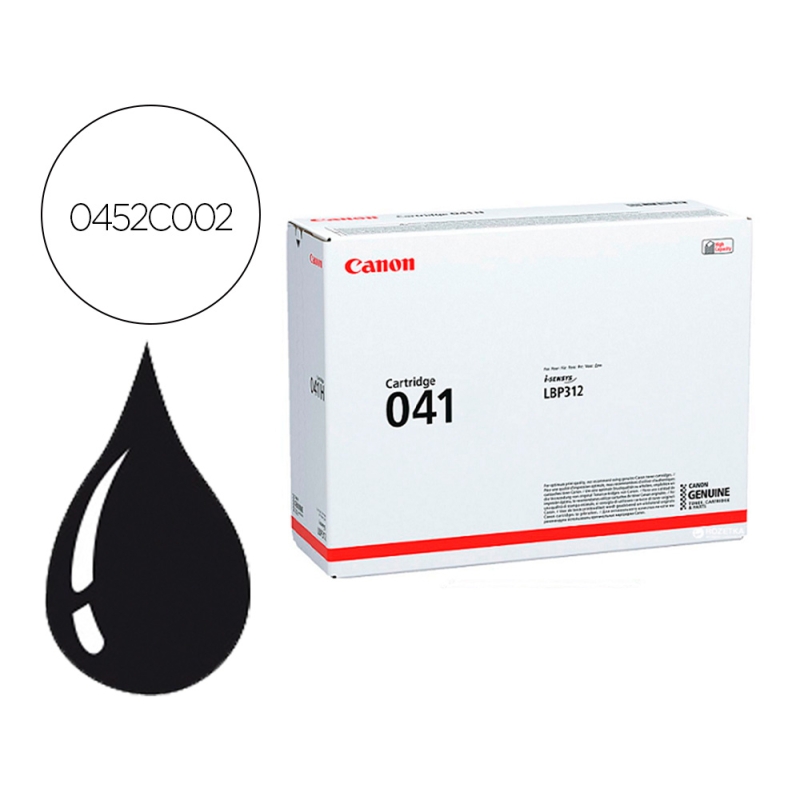 Toner canon 041 crg041bk lbp312 lbp310 negro